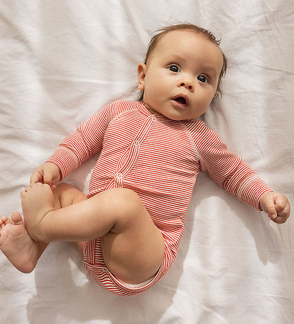 MarMar Body l/æ - Rib - Modal - Bruno - Red Stripe