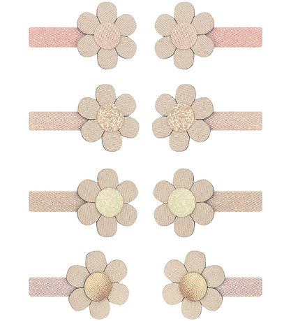 Mimi & Lula Hårclips - 8-pak - 3 cm - Daisy Spring Magic