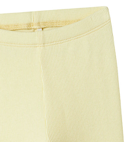 Name It Leggings - Rib - Noos - NbnKab - Pastel Yellow