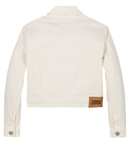 Tommy Hilfiger Denimjakke - Trucker - Hvid