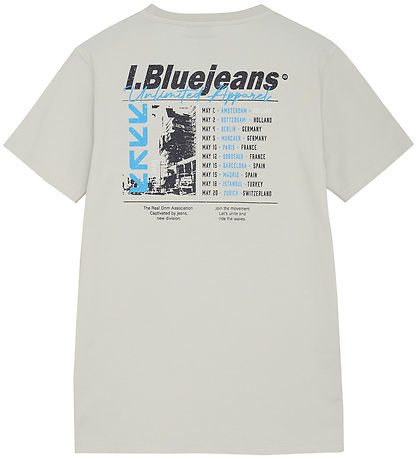 Indian Blue Jeans T-shirt - Dawn Blue m. Print