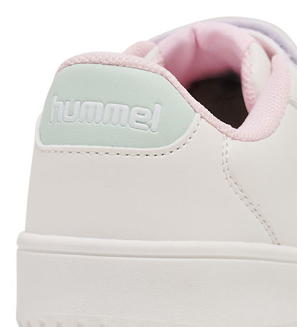 Hummel Sko - Derby Court Jr - Hvid/Pink