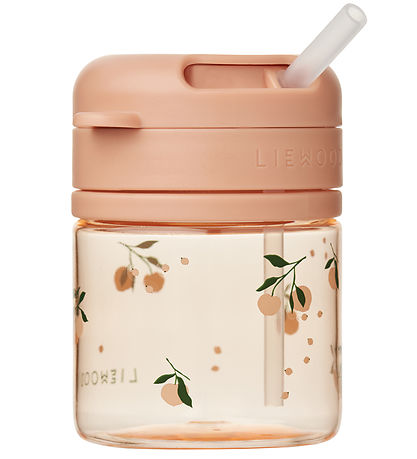 Liewood Kop m. Sugerør - Pavia - 280 ml - Peach/Sea Shell