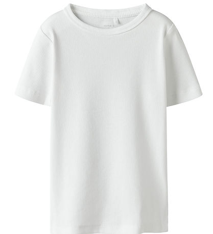 Name It T-shirt- Rib - Noos - NkfNakal - Bright White