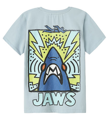 Name It T-shirt - NkmMakai Jaws - Celestial Blue