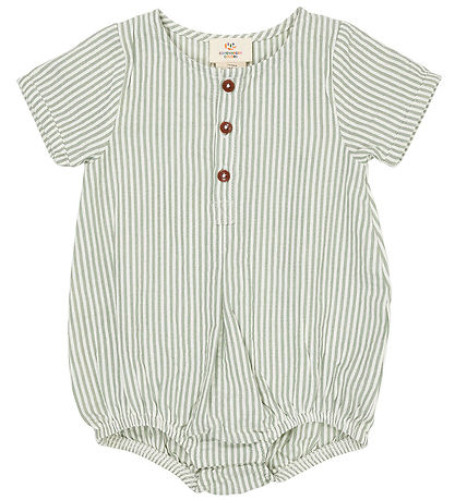 Copenhagen Colors Sommerdragt - Green W. Cream Stripe