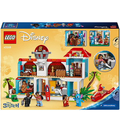 LEGO® Disney - Strandhuset fra Lilo og Stitch 43268 - 834 Dele