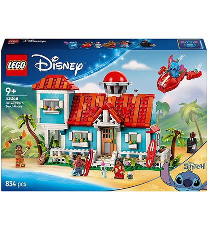 LEGO® Disney - Strandhuset fra Lilo og Stitch 43268 - 834 Dele