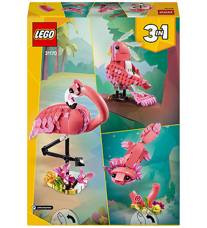 LEGO® Creator - Vilde Dyr: Pink Flamingo 31170 - 288 Dele