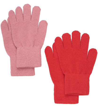 CeLaVi Handsker - Uld/Nylon - Strik - 2-pak - Cayenne