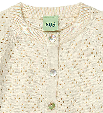 FUB Cardigan - Strik - Ecru