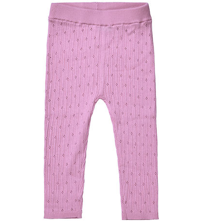 FUB Leggings - Rib - Pointelle - Orchid 