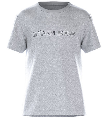 Björn Borg T-shirt - Borg Essential - Light Grey Melange