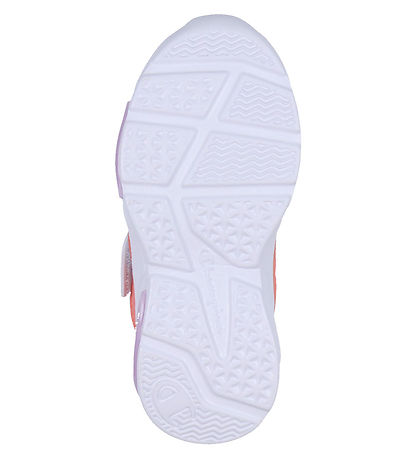 Champion Sko m. Lys - Wave Low Cut - Hvid/Lilla/Rosa