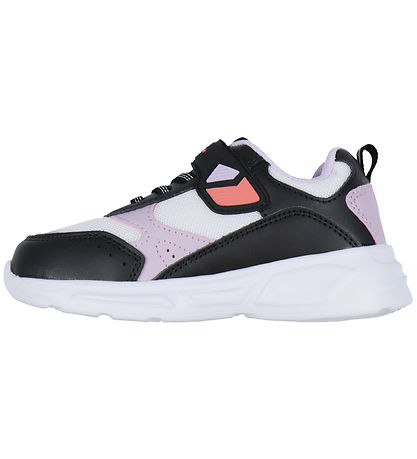 Champion Sko m. Lys - Wave Low Cut - Hvid/Sort/Lilla/Rosa