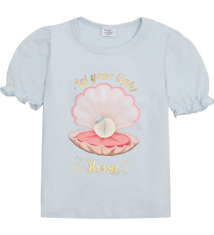 Hust and Claire T-shirt - Alma - Winter Sky m. Glitter