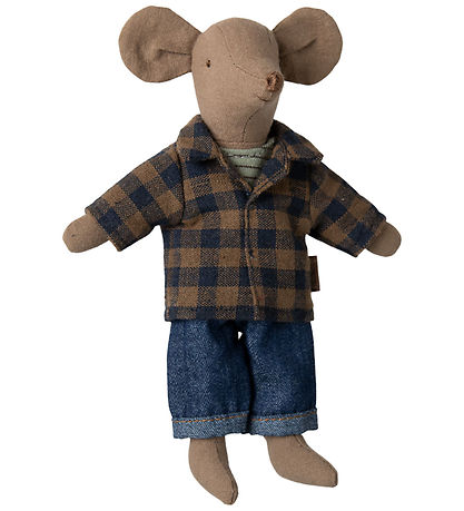 Maileg Mus - Far Mus - Jeans/Skjorte