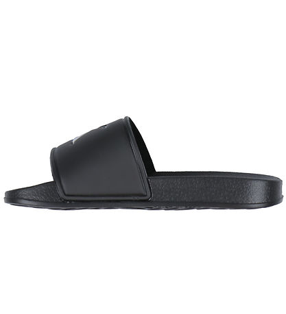 Calvin Klein Badesandaler - Logo Print Pool Slide - Sort