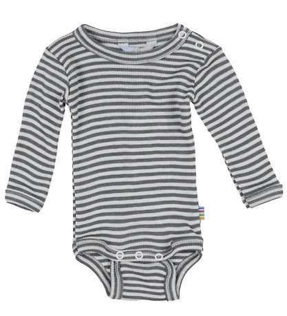 Joha Body L/Æ - Rib - Uld/Silke - Mørkegrå