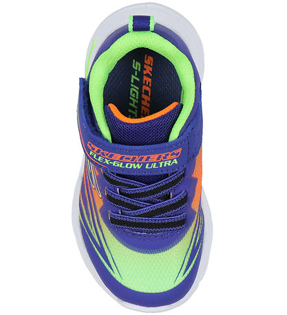 Skechers Sko m. Lys - Glow Ultra - Blå/Multi