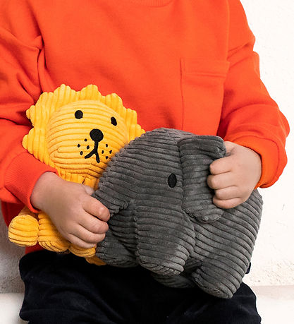 Bon Ton Toys Bamse - 26 cm - Elephant Corduroy - Grå