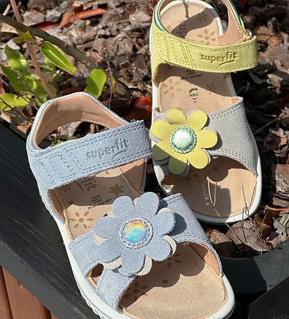 Superfit Sandaler - Sparkle - Lyseblå/Sølv
