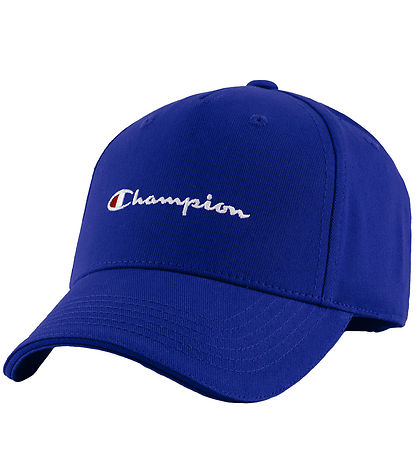 Champion Kasket - Baseball - Blå m. Logo