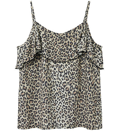 LMTD Top - NlfLeosandy - Mocha Meringue/Leopard