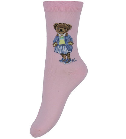 Polo Ralph Lauren Strømper - 3-pak - Pink/Gul/Blå