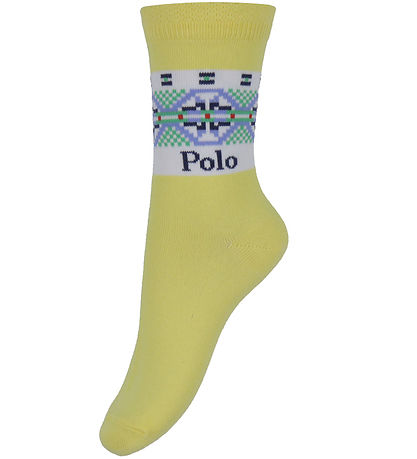 Polo Ralph Lauren Strømper - 3-pak - Pink/Gul/Blå