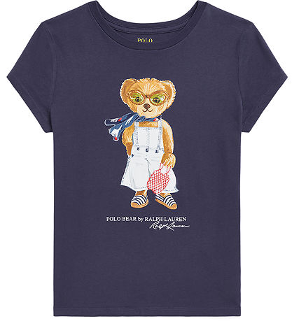 Polo Ralph Lauren T-shirt - Blå m. Bamse