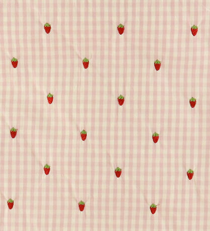 Flöss Sengetøj - Baby - Dolly - Pink Berry Gingham