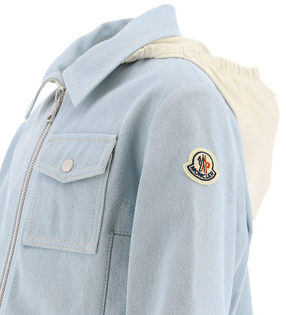 Moncler Denimjakke med Hætte - Esme - Royal