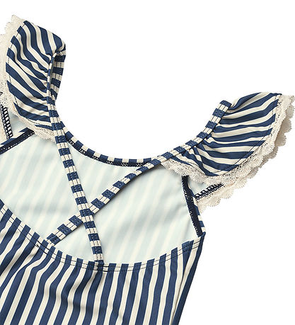 Wheat Badedragt - UV40+ - Doris - Blue Stripe