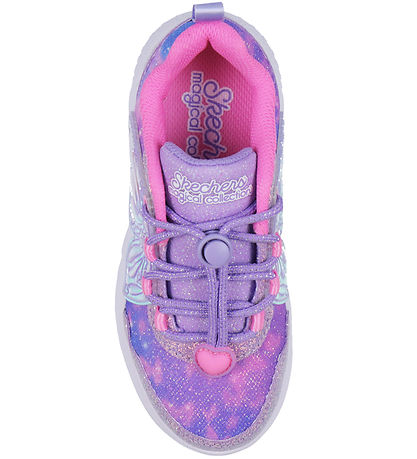 skechers Sko m. Lys - Wing Brites - Lavender/Pink