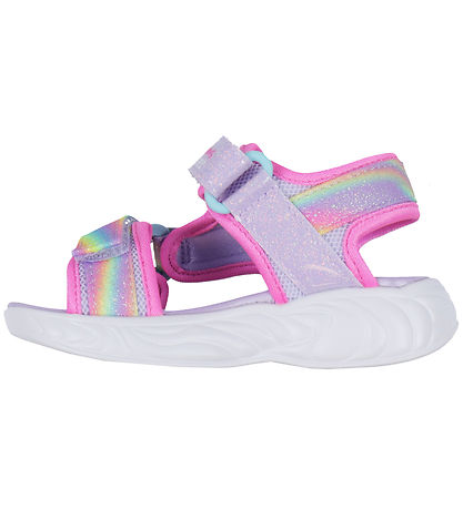 Skechers Sandaler m. Lys - Dreamy Unicorns - Lavender Multi