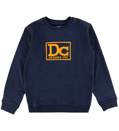 DC Sweatshirt - Tribute - Dress Blue m. Orange
