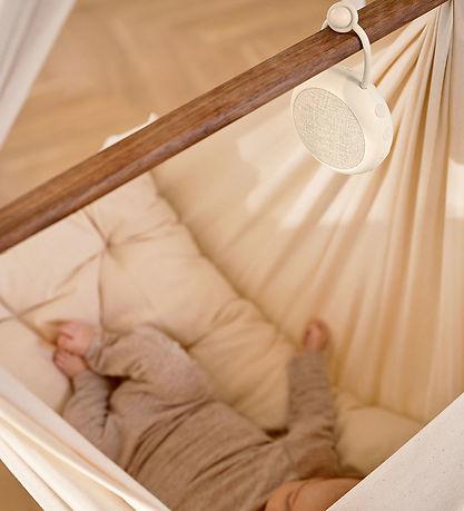 Moonboon White Noise Speaker m. Lyd/Lys - White Cream