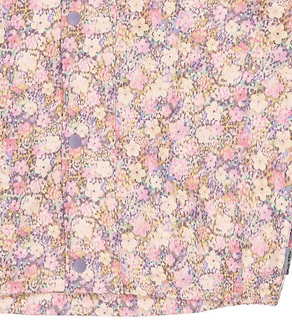 Mikk-Line Regntøj m. Seler - PU - Dusk m. Blomster