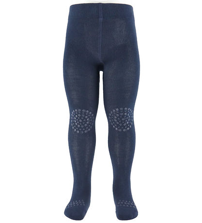 GoBabyGo Skridsikre Strømpebukser - Bambus - Navy Blue