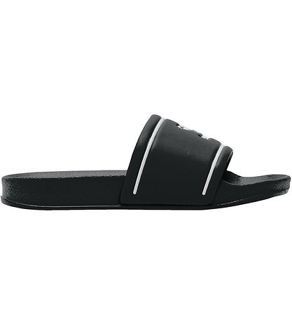 Hummel Badesandaler - Pool Slide Jr - Sort/Hvid