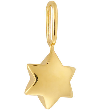 Design Letters Vedhæng - Darling - Stjerne - 18k Guldbelagt