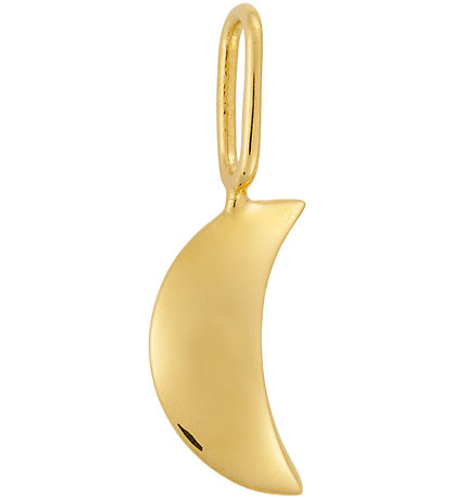 Design Letters Vedhæng - Darling - Måne - 18k Guldbelagt