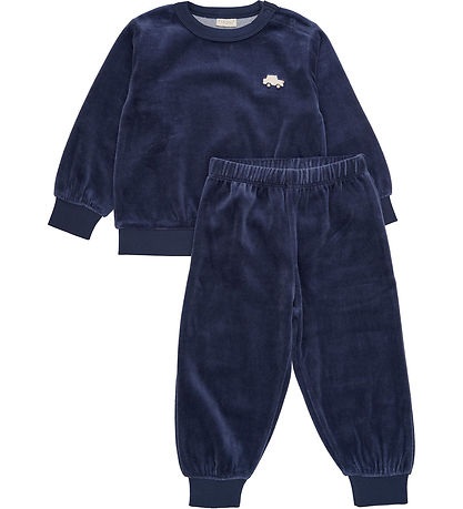 Fixoni Veloursæt - Vintage Blue