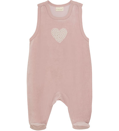 Fixoni Sparkedragt m. Body l/æ - Velour -  Shadow Gray