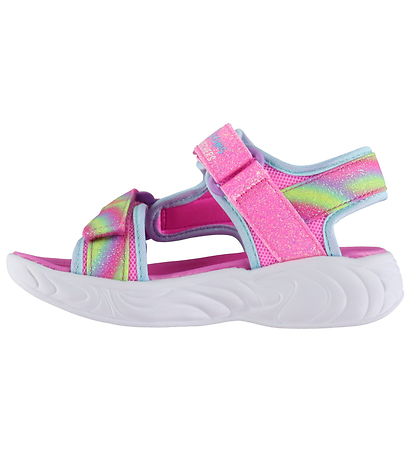 Skechers Sandaler m. Lys - Unicorn Dreams - Pink/Multi