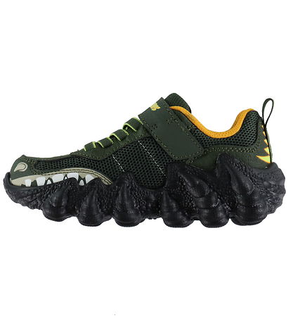 Skechers Sko m. Lys - Skech-O-Saurus - Olive