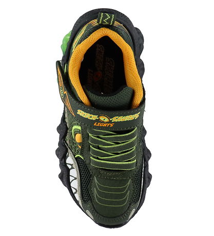 Skechers Sko m. Lys - Skech-O-Saurus - Olive