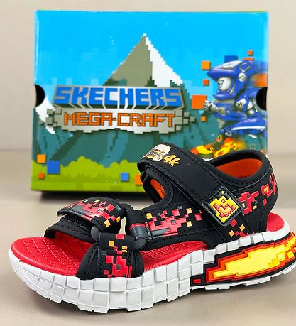 Skechers Sandaler - Mega- Splash 4K - Black/Red
