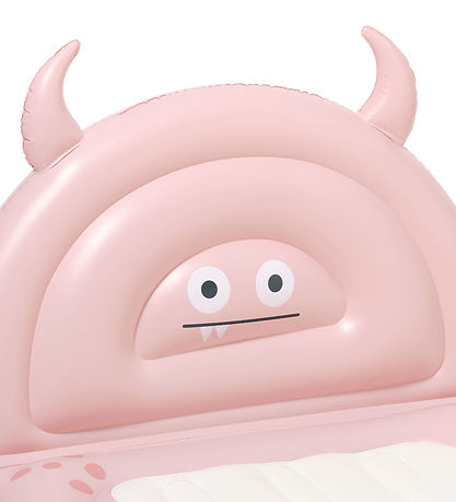 SunnyLife Børneseng - Oppustelig - Monster - Pink